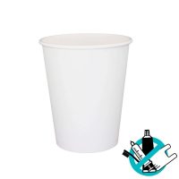 VIDU Pappersbägare, Vit - 50st